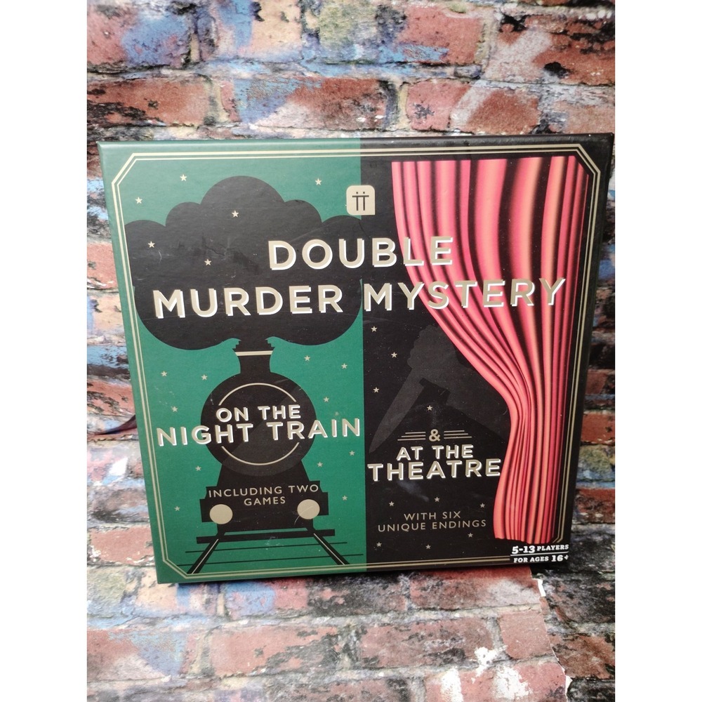 Double Murder Mystery Board Game BRAND NEW!
